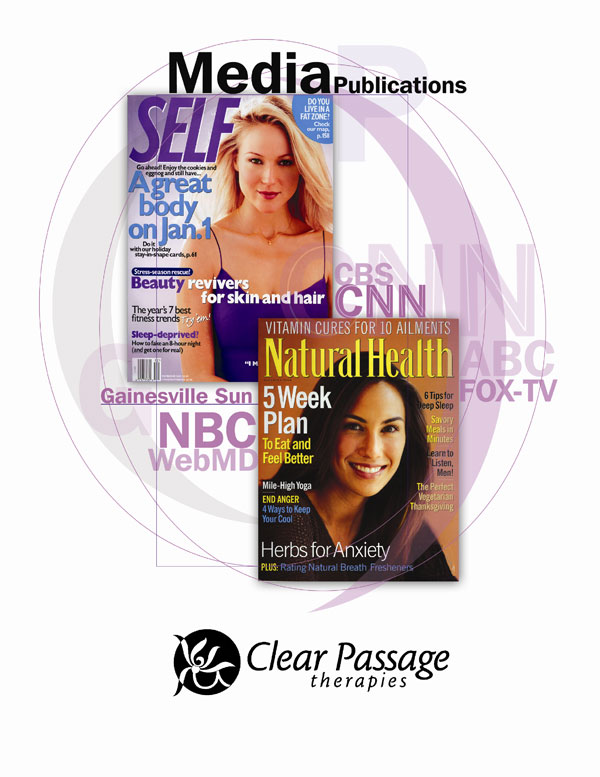 An image of magazines writing articles on the Wurn Technique of Clear Passage Therapy.