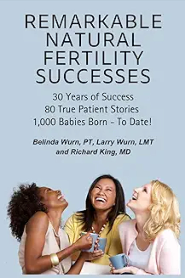 Book Cover. Remarkable Natural Fertility Successes after a miscarriage.